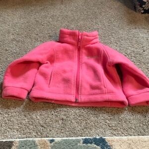 Bubblegum pink Columbia sweatshirt zip up